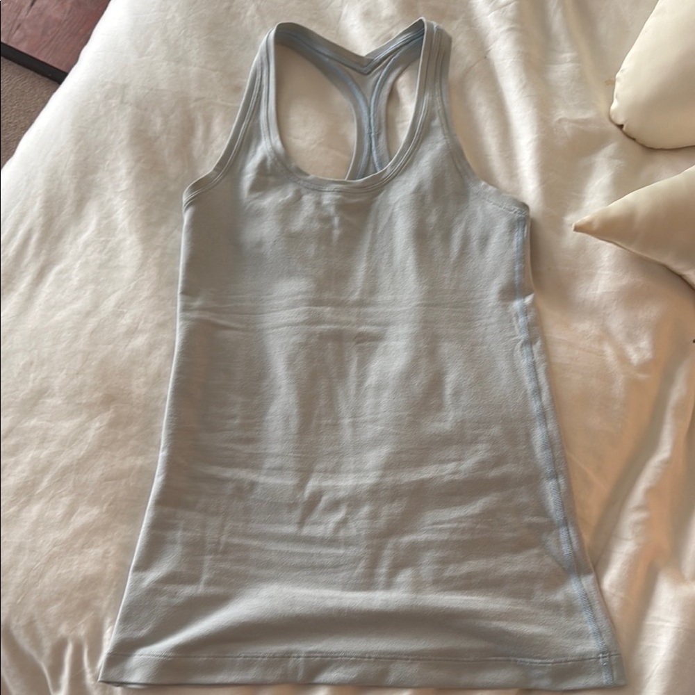 Lulu lemon blue racer back tank